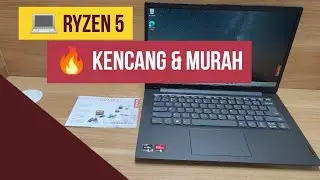 Unboxing Laptop Lenovo V14 AMD Ryzen 5 7430U 🔥 Laptop Kencang Murah! 