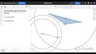 SAS triangle construction | Desmos