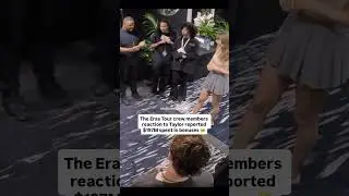 The eras tour crew members reaction to Taylor reported 197M spent in bonuses!#taylorswift #shorts