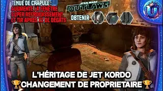STAR WARS OUTLAWS - L'H&Eacute;RITAGE DE JET KORDO - TENUE DE CRAPULE 🏆 CHANGEMENT DE PROPRIETAIRE 🏆