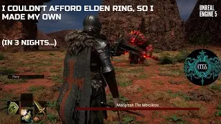 Elden Ring Inspired Boss Fight Tutorial Preview for Unreal Engine 5 #unreal #eldenring #ue5