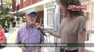 DEGRADO, DROGA E BIVACCHI: I RESIDENTI ESASPERATI SI BARRICANO | 18/06/2025