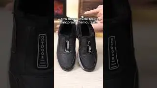 Men's Orthopedic Slip-On Winter Walking Shoes - Fleece-Lined, Waterproof & Anti-Slip Rubber Sole