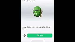 Roblox New Limited Eggmunition