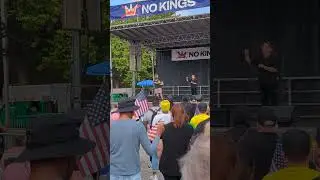Mark Peterson speaking on behalf of Common Defense at the Atlanta No Kings rally on 10/18/2025