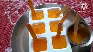 orange flavoured ice candy