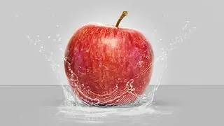 Water splash effect technique in photoshop | How to create apple Water splash effect in photoshop