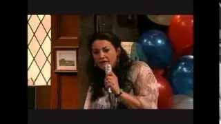 Moira sings at Diane's leaving party (2009)