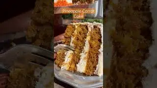 The best ever Pineapple Carrot Cake! #shorts #carrotcake #easter
