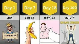 100 Days No Fap 💦 💦 | Comparison Timeline
