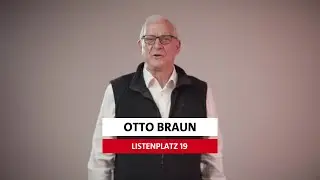 Otto Braun, 75, Rentner &ndash; Gemeinderatswahl 2025: Listenplatz 19