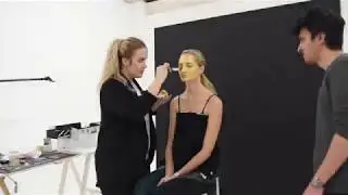 Behind the scenes // editorial shoot // Melissani makeup