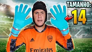 USEI A MAIOR LUVA DE GOLEIRO DO MUNDO NO JOGO!
