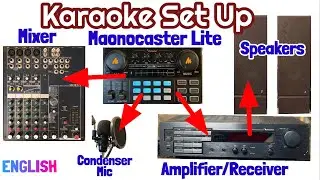 Maonocaster Lite to Mixer and Amplifier Set Up