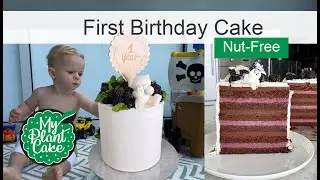 The Best Nut-Free Vegan First Birthday Cake (also gluten-free!)