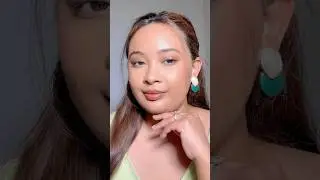 Simple makeup transition incoming 💚 #makeupshorts #greeneyemakeuplook #easypartymakeup