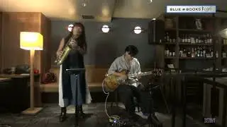 Rika Simizu Sax & Zky G [Summertime]  2025.9.19  ＠ 京都  Blue BooKs Cafe