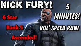 MCOC Rank 5 Ascended Nick Fury! Realm of Legends Speed Run!