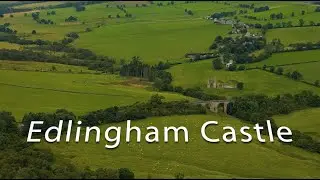 Edlingham castle, Northumberland, UK, DJI, mini3pro , 4k