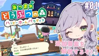 【あつ森】ホテルや島クリをする為に、ハピパラ要素を解放するぞ！【雑談】