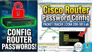 Cisco Router Password Setup: Console, VTY & Privileged EXEC Mode