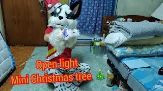Open light mini Christmas tree 🎄