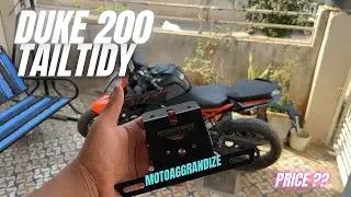 NEW KTM DUKE 200 TAILTIDY MOTOAGGRANDIZE | HOW TO INSTALL TAILTIDY IN DUKE | Duke Modification !!