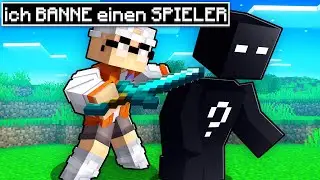 ich BANNE den ERSTEN SPIELER IN MINECRAFT RISIKO