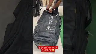 Biggest Kit Bag of 2023 With big surprise | Cricket Kit bag | Cricket #cricket #shorts