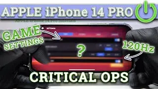 iPhone 14 PRO ❗️ - Critical OPS ⚙️| All Graphics Settings & Details Checkup | A16 Bionic | iOS 16