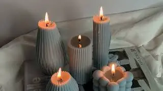 Misty Skies candle burning timelapse
