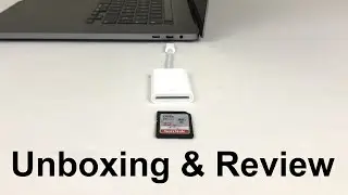 USB C to SD Card Adapter Unboxing & Review!