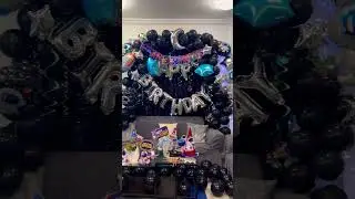 Space theme birthday party decoration #galaxy #galaxythemes #partydecorationideas #trendingshorts