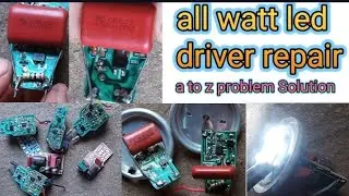 led bulb repair 2024 | led bulb repair blinking problem | led bulb all watt repair a to z video