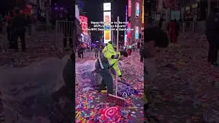 Ever wonder what it&rsquo;s like after the ball drops in Times Square and everyone heads home? Many thanks