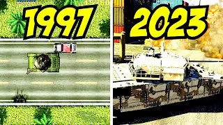 Evolution of Grand Theft Auto 1997-2023 (GTA)
