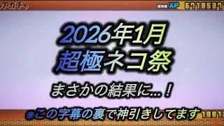 2026年になりました。さあ超極ネコ祭を引こう。[後編]#にゃんこ大戦争 #ガチャ動画 