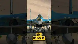 Size comparison, F16 vs Su 27 #warthunder #fyp #viral #100kviews #cinematic #3m #4mviews #trending