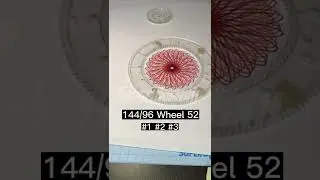 Spirograph 144/96 wheel 52 #1 #2 #3
