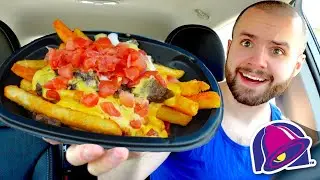 Trying Taco Bell's NEW Yellowbird Nacho Fries! SPICY Review!