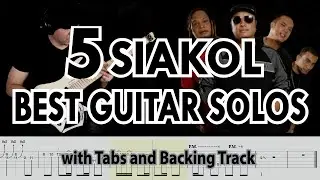 5 SIAKOL BEST GUITAR SOLOS by ALVIN DE LEON