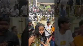 Garba in Rain at SOU during Janmashtami Celebration