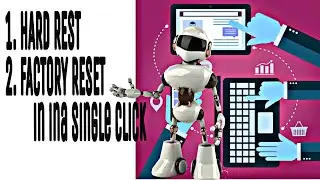 Hard reset factory data reset in one click.