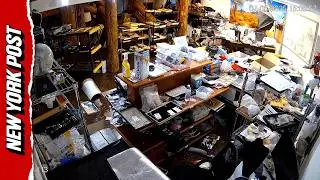 Watch as deadly flash flood engulfs New Mexico business in minutes