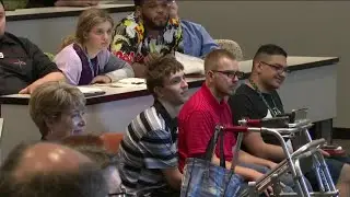 Graduation  for adults with disabilities in Sturtevant