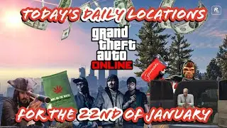 GTA: Online. &bull; Today's Shipwreck, Gun Van, Street Dealers, LS Tags & Weed Bag locations. &bull; Jan. 22nd