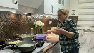 “Lazanya hamuru kaldı/Tavada lezzetli bir su böreği yaptım sonuç güzeldi”