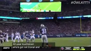 Cat Catches A Pass