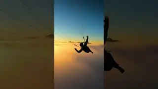 Sunset Above Clouds 🤯🤯🤯 #shorts #sunset #clouds
