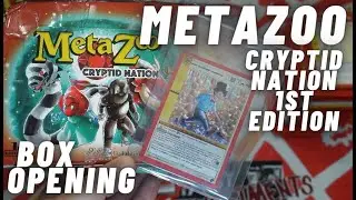 MetaZoo Cryptid Nation 1st Edition Box Opening! 36 Packs Of This New Card Game Inspired By Pokemon!